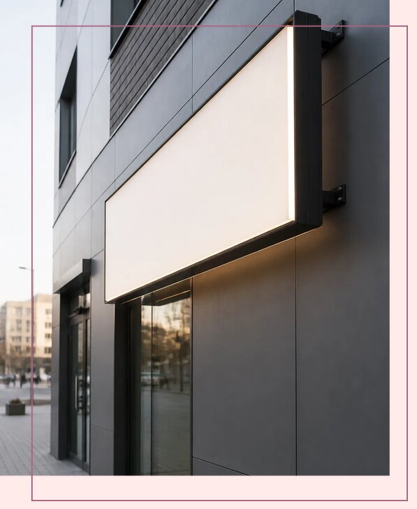 Фасадная рекламная конструкция в Рубцовске от 18709 р. | Аванза-Рбц