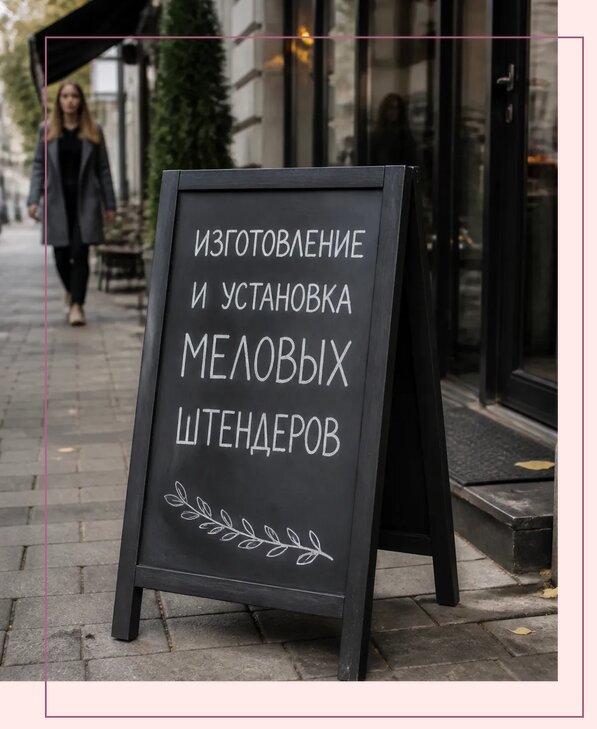 Меловые штендеры в Рубцовске по цене от 6573 р. | Аванза-Рбц